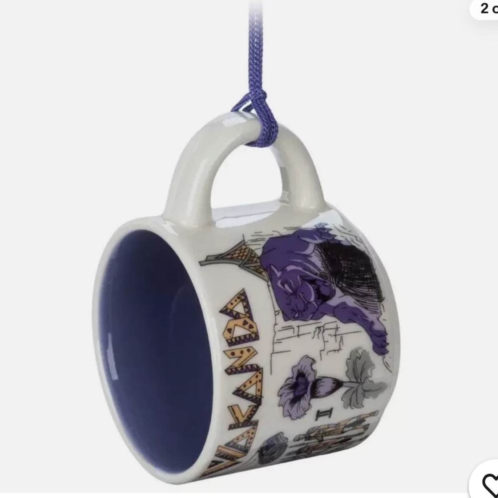 NWT Disney Marvel Wakanda Been There Series Starbucks Ornament Mug 2 oz - Picture 2 of 10